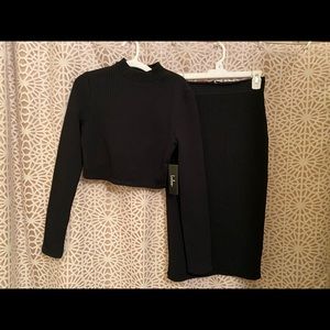 NWT ribbed 2 piece set